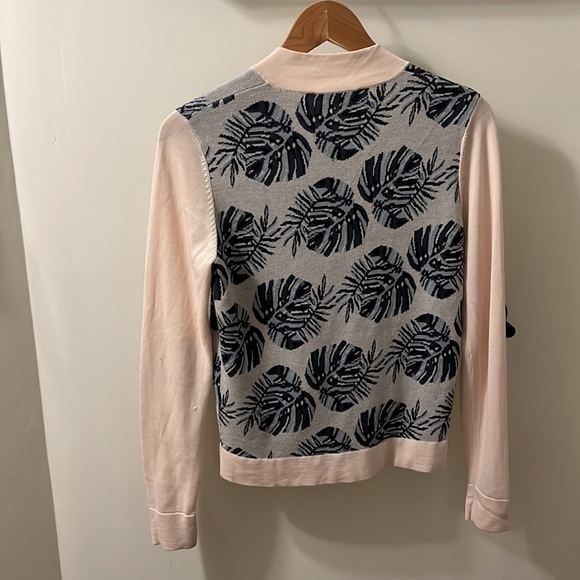 Ramy & Ray Paris Pink and Gray zip sweater - Small. - Picture 2 of 8